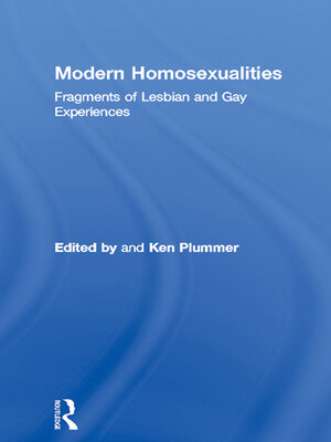 cover image of Modern Homosexualities